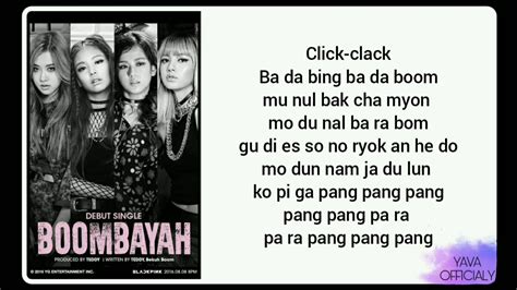 boombayah english lyrics|BLACKPINK .